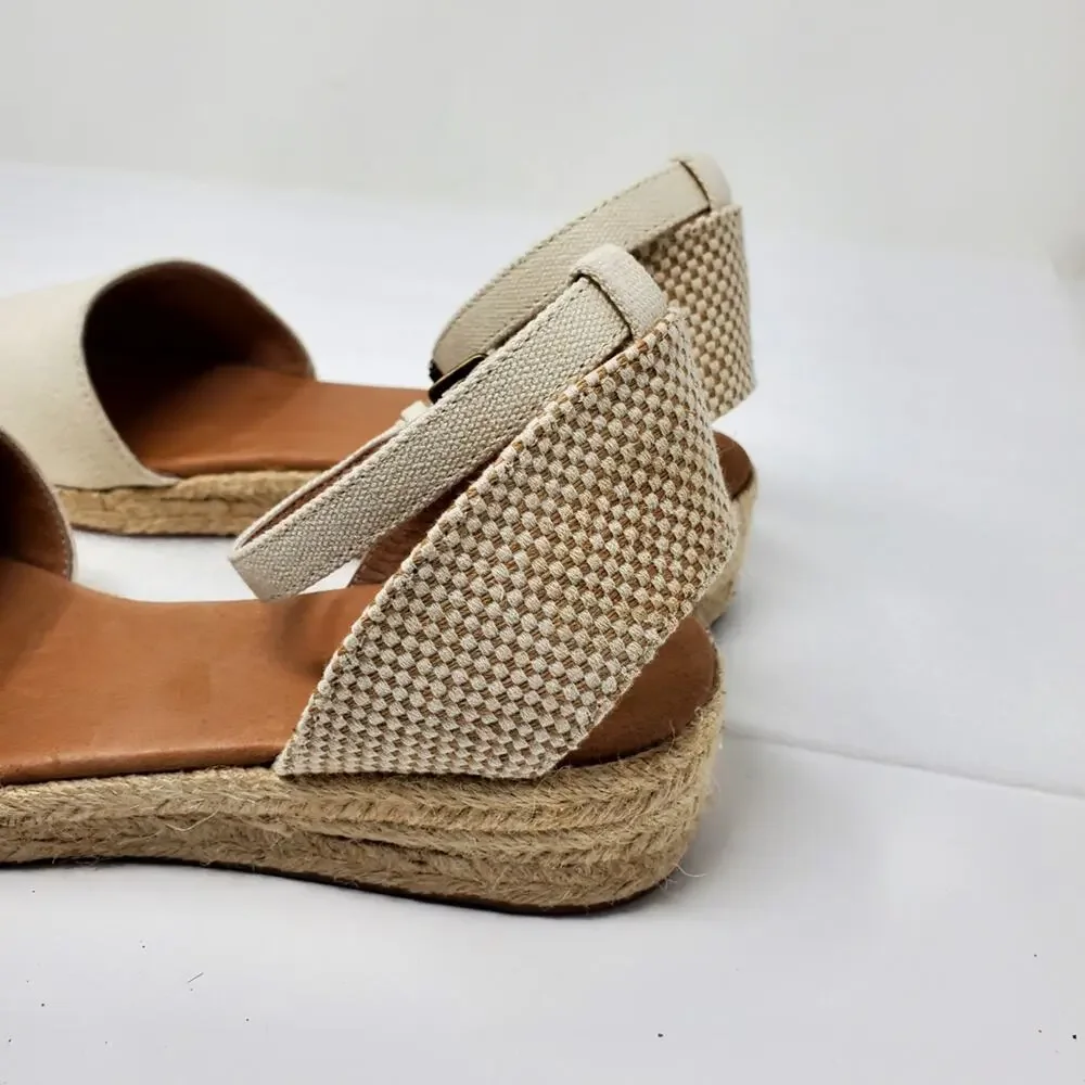 Madewell The Evelina Espadrille Resources canvas casual shoes Size 9.5